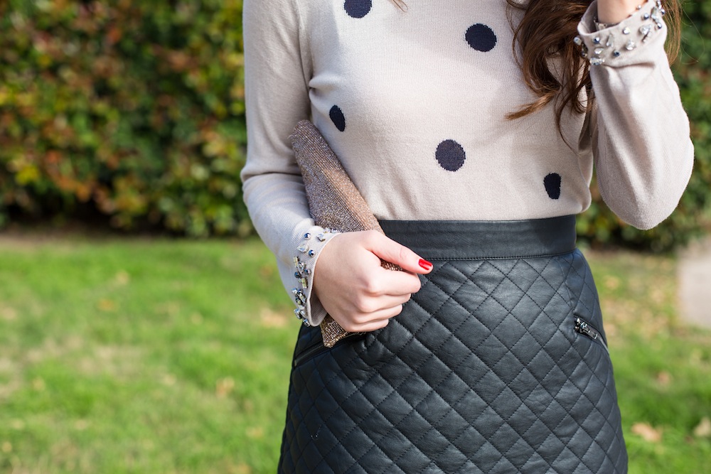 quilted skirt