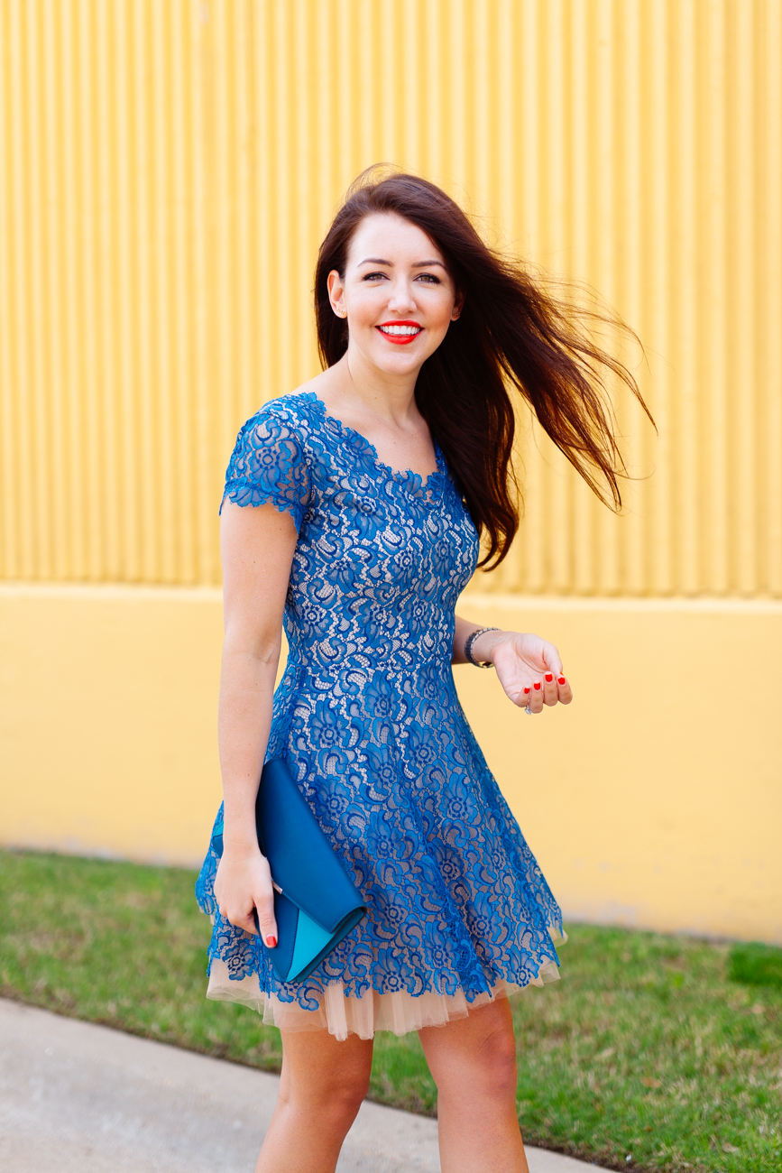 10 Responses to Blue Lace Fit & Flare