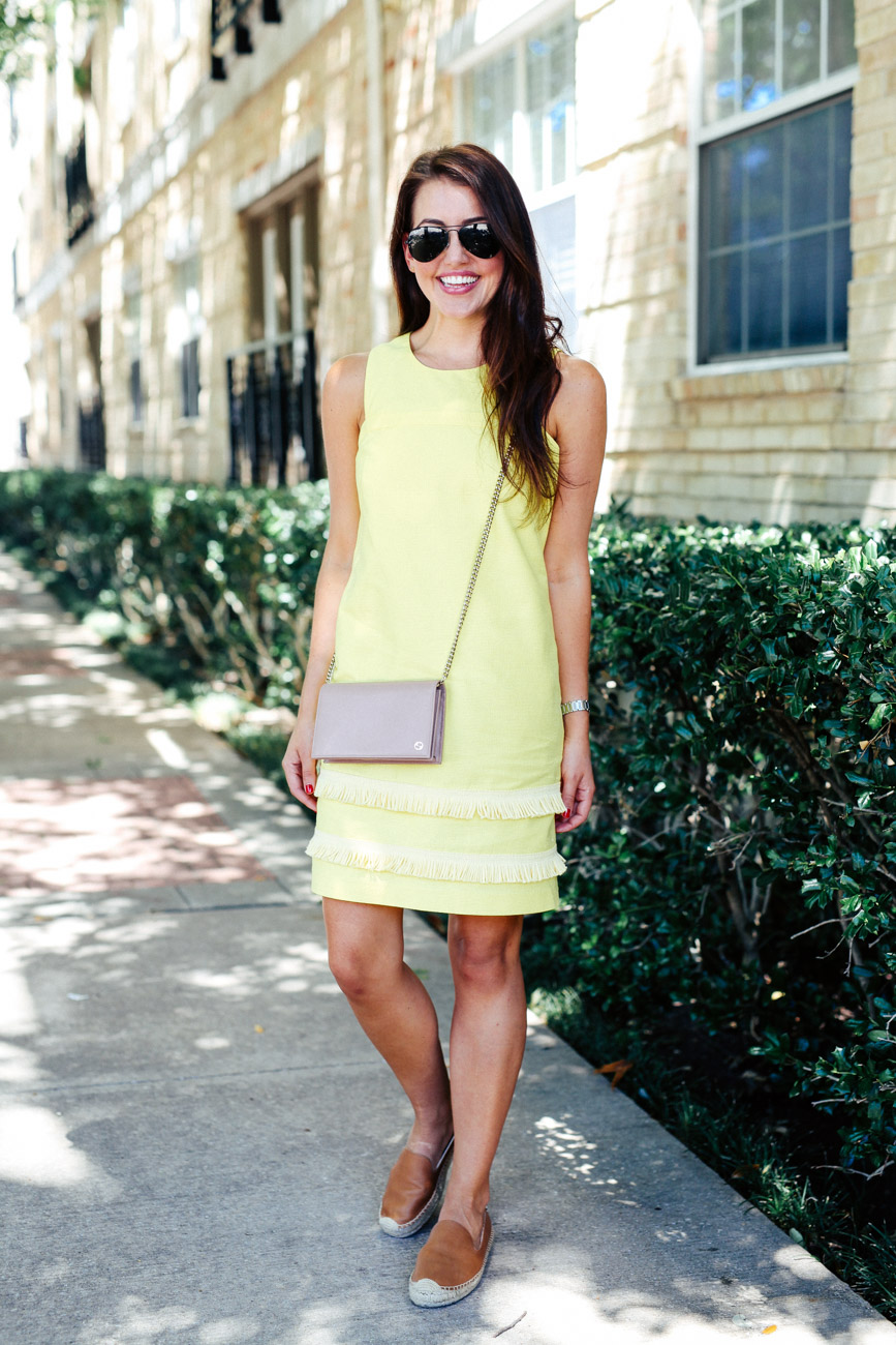 8 Responses to Yellow Shift Dress