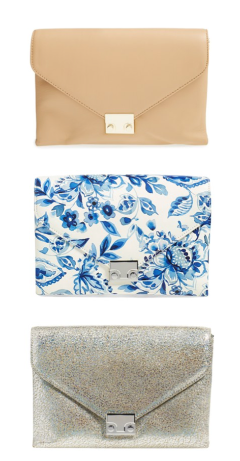 Amy Havins shares her new favorite Loeffler Randall 'lock' leather clutch.