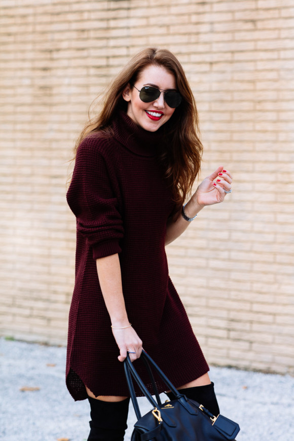 11 Responses to Sweater Dress & Boots