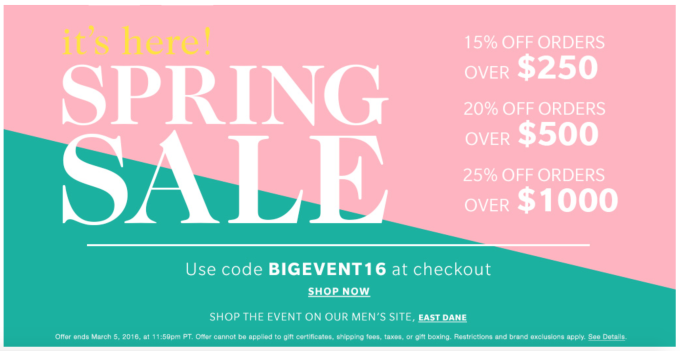 Amy Havins shares her favorite picks from the shopbop spring sale!