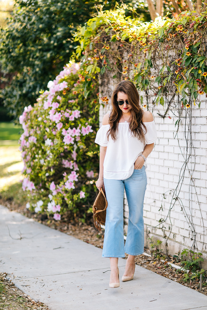 Cropped Flares White main image 1