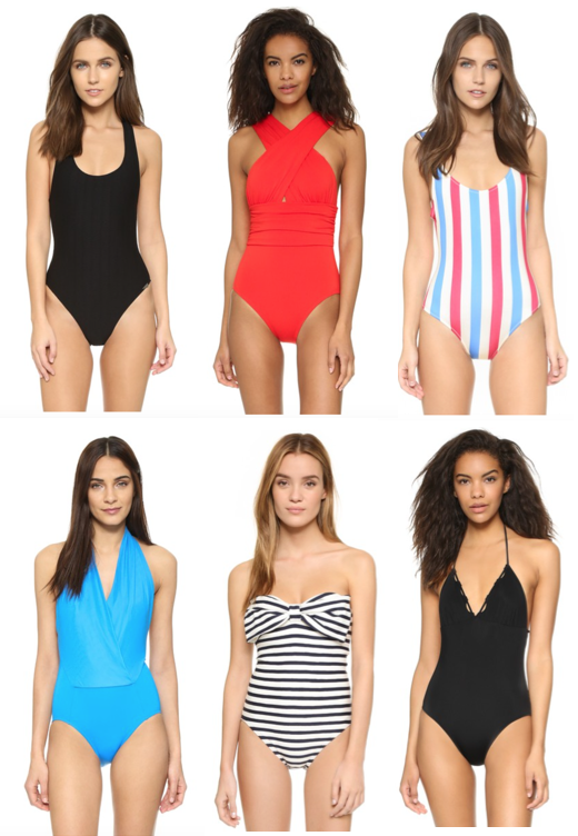 Amy Havins shares the best one pieces for summer.