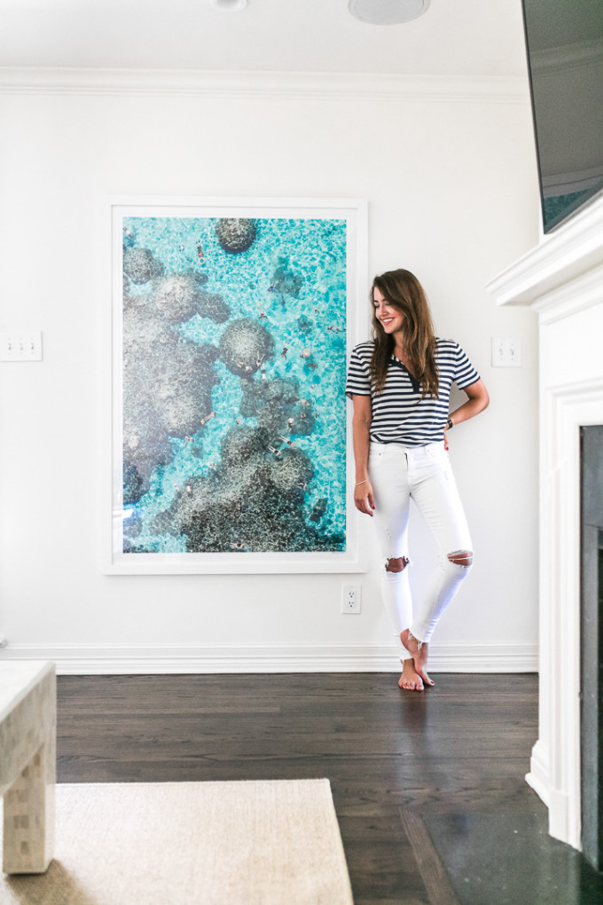 Amy Havins shares Gray Malin pieces around her house.