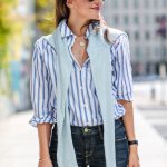 Amy Havins shares her favorite denim trend for fall, high low jeans.