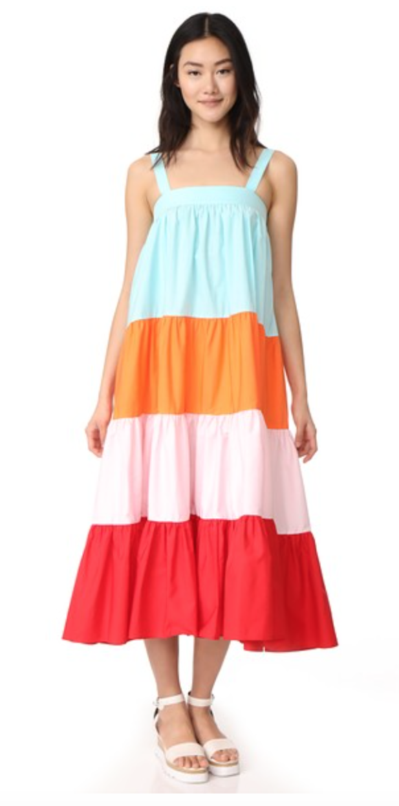 Amy Havins shares non maternity dresses you can wear throughout pregnancy.