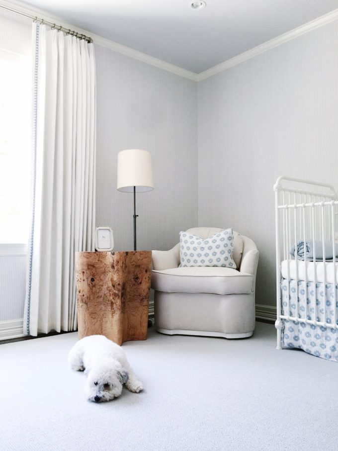 Amy Havins shares a photo of the progress of her baby boys nursery!