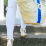 Amy Havins wears Lilly Pulitizer shoes and white jeans.