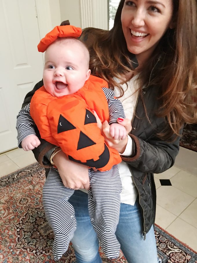 Amy shares photos of ralph's first halloween