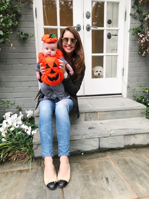 Amy shares photos of ralph's first halloween