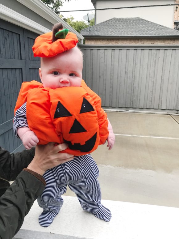 Amy shares photos of ralph's first halloween
