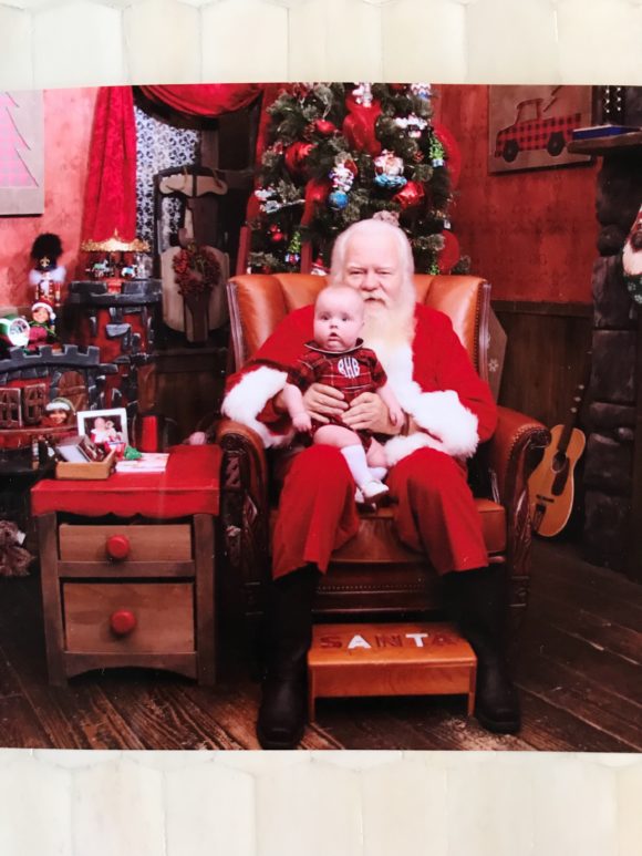 Baby Ralph Meets Santa