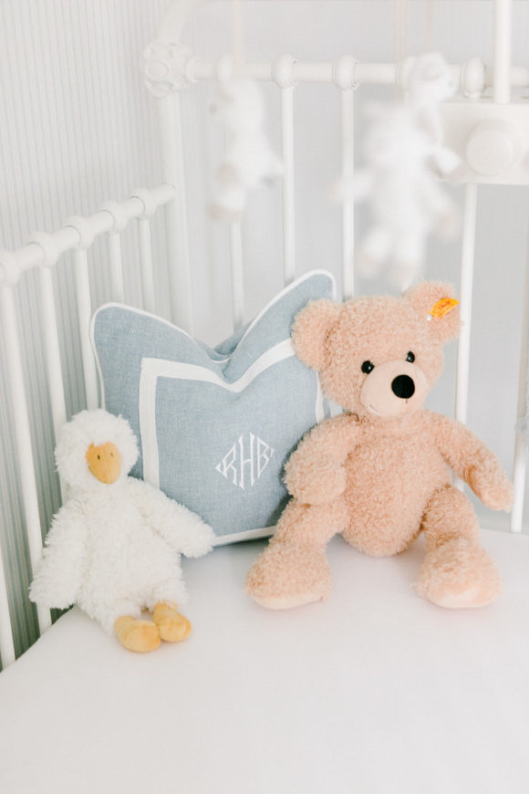 Amy Havins shares ralph's blue and white nursery.