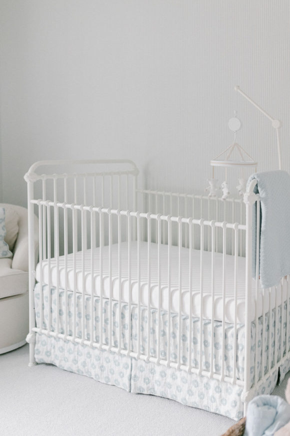 Amy Havins shares ralph's blue and white nursery.