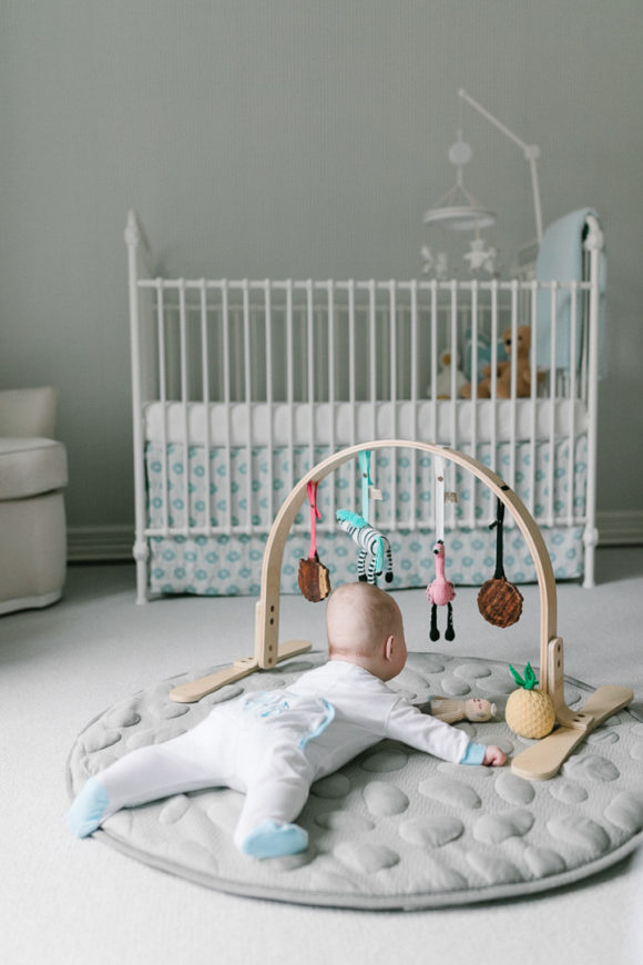 Amy Havins shares ralph's blue and white nursery.