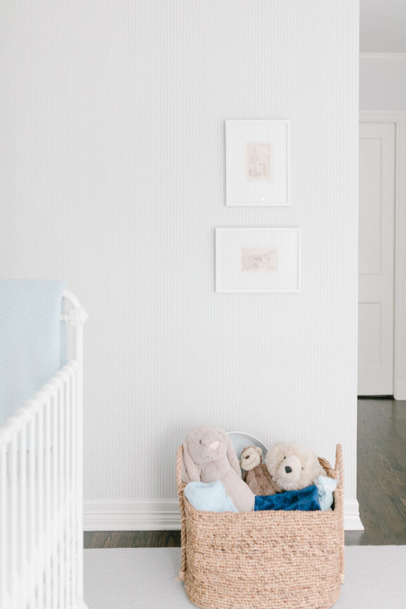 Amy Havins shares ralph's blue and white nursery.