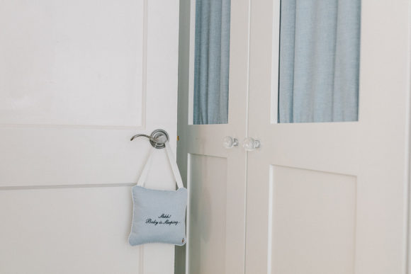 Amy Havins shares ralph's blue and white nursery.