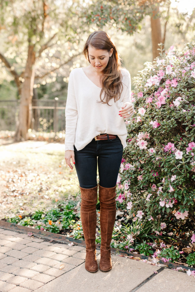 sweater // jeans // vintage belt ( similar here & here ) // boots