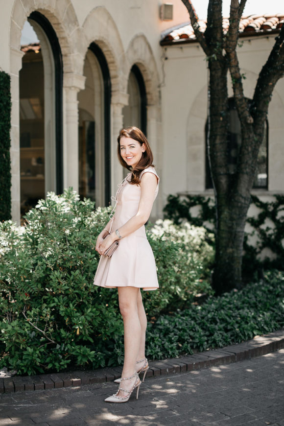 Amy Havins wears the Alice Dress from the Gal Meets Glam Collection.