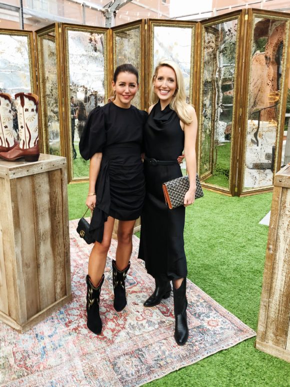 black dress with boots